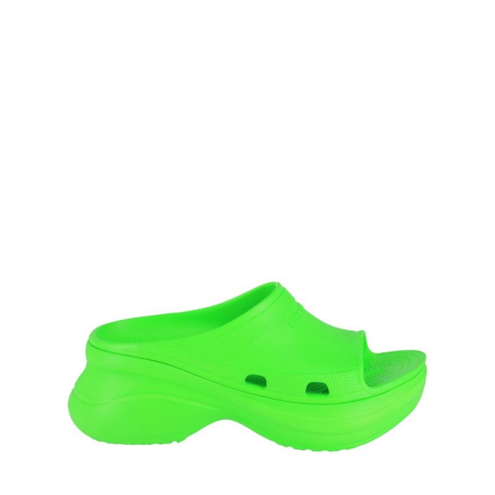 Balenciaga  x Crocs Pool Slides Green Mens